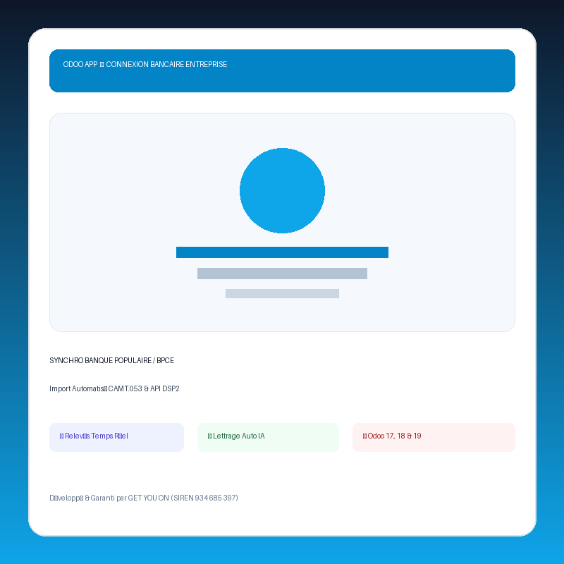 [MOD-BPCE] Module Odoo : Synchronisation Bancaire Banque Populaire / BPCE (EBICS & API)